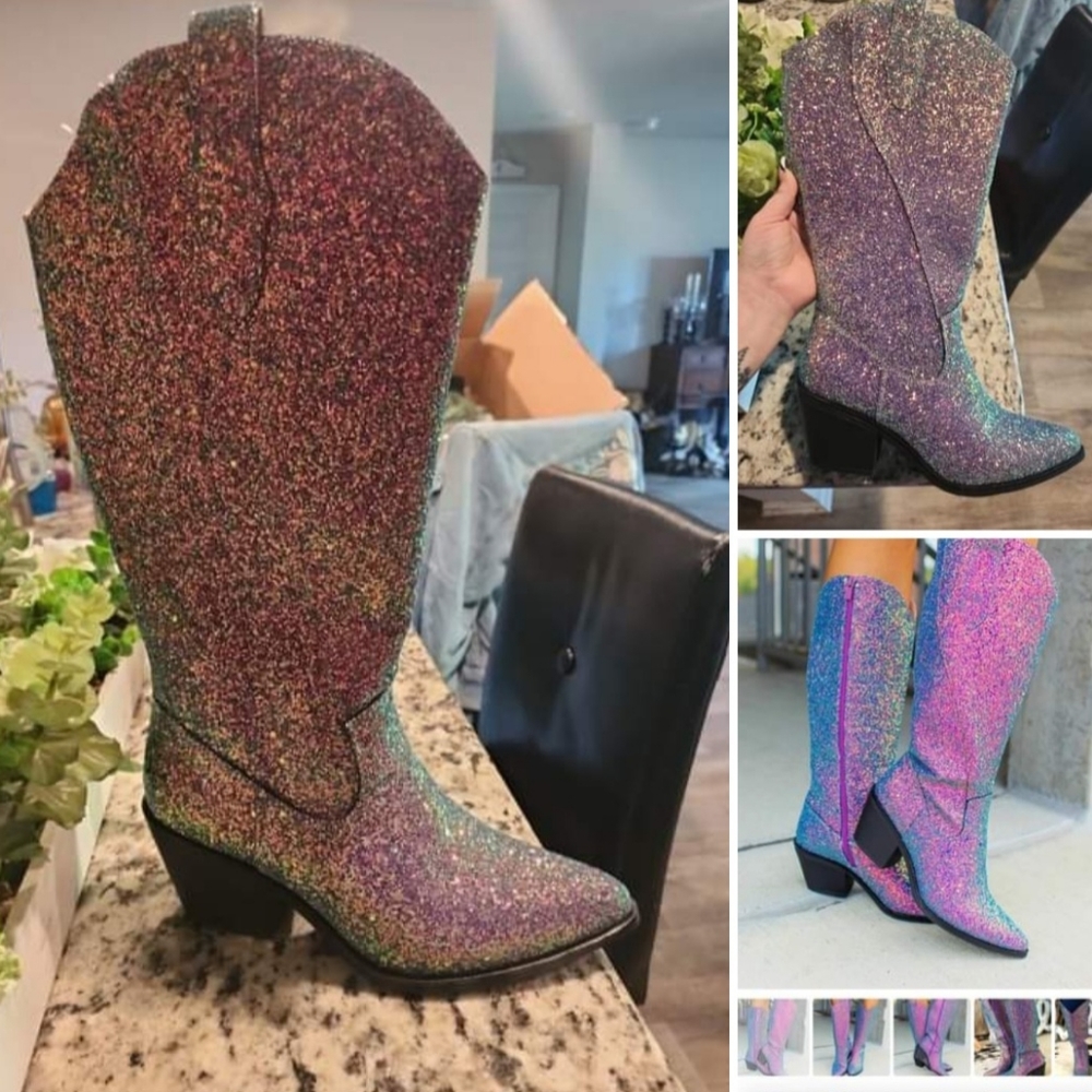 Glitter Boots